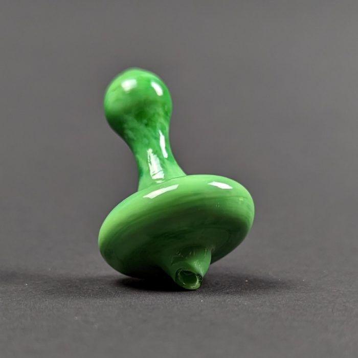 glass sorry carb cap - green