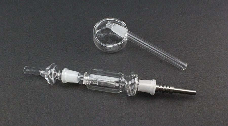 4 Water Bubbler with Silicone Hose - Electric Nectar Collector Mini Kit