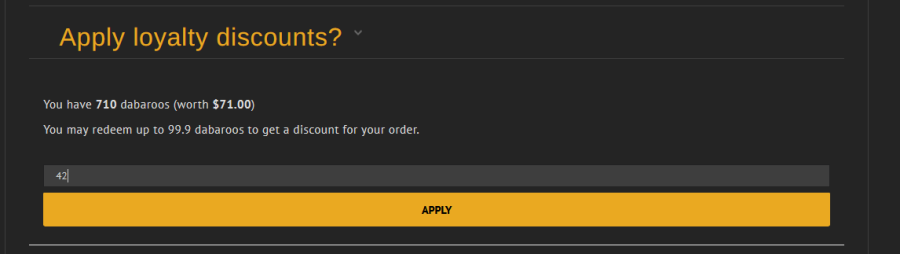 How to spend Dabaroos